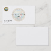 California Great Seal Visitekaartje (Voorkant / Achterkant)