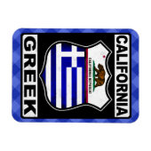 California Greek Magnet Magneet (Horizontaal)