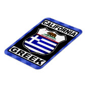 California Greek Magnet Magneet (Linkerzijde)