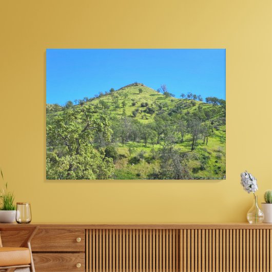 California Green Canvas Afdruk (Insitu (Woonkamer))