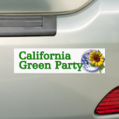 California Green Party bumper sticker (Op auto)