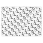 California Grey Rooster en Hen Tafelkleed (Voorkant (Horizontaal))