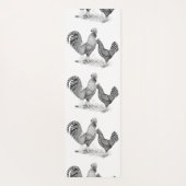 California Grey Rooster en Hen Yogamat (Achterkant)