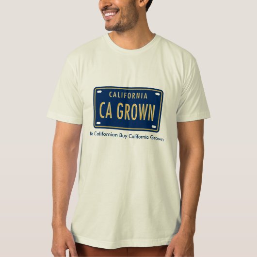 California Grown Logo Organic T-Shirt (Voorkant)