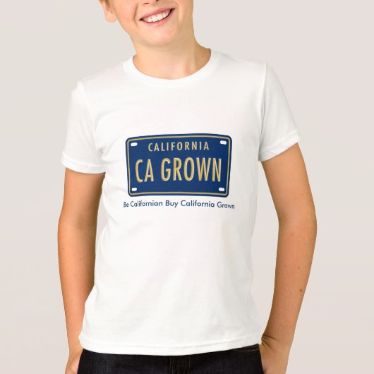 California Grown Logo Youth T-Shirt (Voorkant)