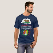 California Grown with Nayarita Roots  Nayarit T-shirt (Voorkant volledig)