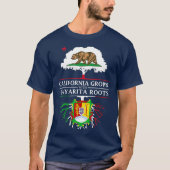 California Grown with Nayarita Roots Nayarit T-shirt (Voorkant)