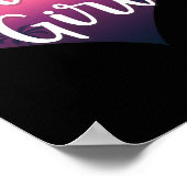 California Heart Palm Trees Summer Cali Girl Poster (Hoek)