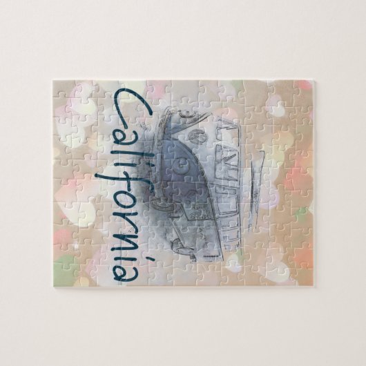 California Heart Puzzle Legpuzzel (Horizontaal)