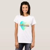 California Heart T-shirt (Voorkant volledig)