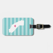 California Heart | thuisstaat Bagagelabel (Voorkant horizontaal)