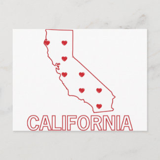 California Hearts Briefkaart