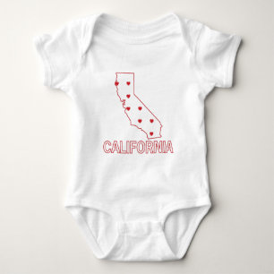 California Hearts Romper