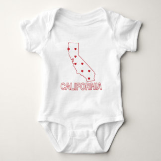 California Hearts Romper