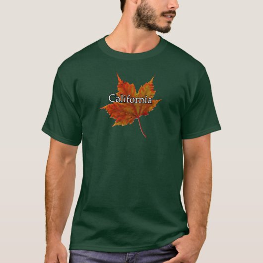 CALIFORNIA HERFST LEAF T-SHIRT (Voorkant)