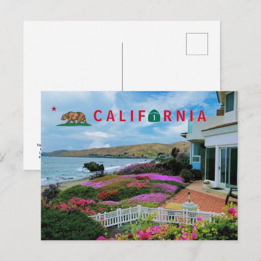 California Highway 1 Briefkaart (Voorkant / Achterkant)