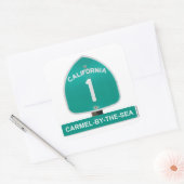California Highway 1 Karmel door het Zee Stickers (Envelop)