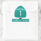 California Highway 1 Karmel door het Zee Stickers (Tas)