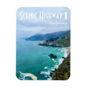 California Highway 1 Magneet (Verticaal)