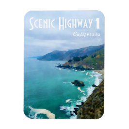 California Highway 1 Magneet
