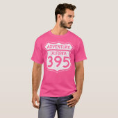 California Highway 395 - Hiking Vist A T-shirt (Voorkant volledig)