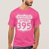 California Highway 395 - Hiking Vist A T-shirt (Voorkant)