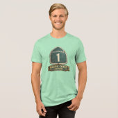 California Highway one Pacific Coast Highway Tri-Blend Shirt (Voorkant volledig)