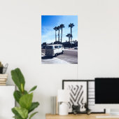 California Hippie Van Poster (Thuiskantoor)
