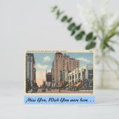 California, Hollywood Boulevard Briefkaart (Staand voorkant)