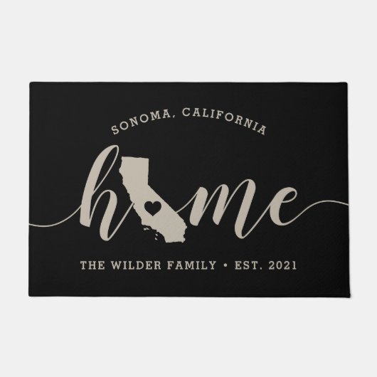 California Home State Persoonlijk Deurmat (Voorkant)