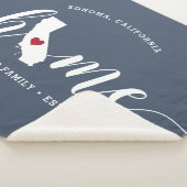 California Home State Persoonlijk Sherpa Deken (3/4)