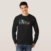 California Home State Pride Map Verenigde Staten T-shirt (Voorkant volledig)