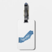 California Home Wood Grain Bagagelabel (Achterkant verticaal)