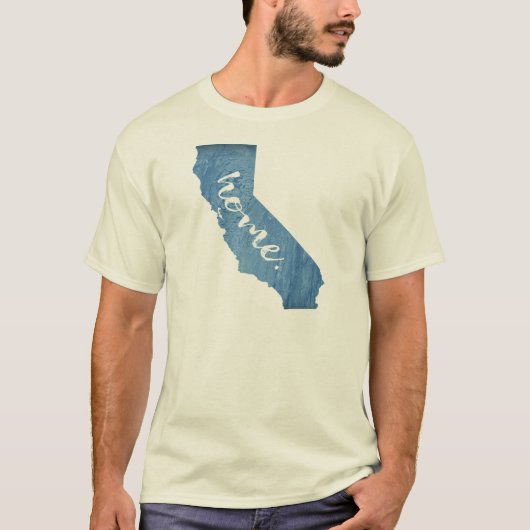 California Home Wood Grain T-shirt (Voorkant)