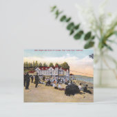 _california_hotel_and_beach feestdagenkaart (Staand voorkant)