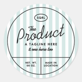 California Hotel Strepen Boutique Ronde Labels