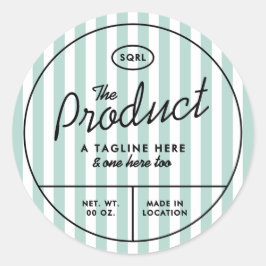 California Hotel Strepen Boutique Ronde Labels