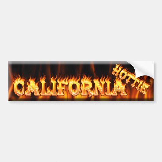 california hottie bumpersticker (Voorkant)