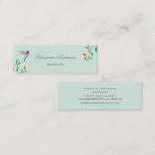California Hummingbird  Business Card Mini Visitekaartje (Voorkant / Achterkant)