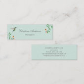 California Hummingbird  Business Card Mini Visitekaartje (Voorkant / Achterkant)
