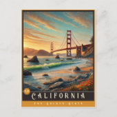 California | hyperrealistisch Briefkaart (Voorkant)