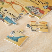 California Illustrated Watercolor Map Art Legpuzzel (Zijkant)