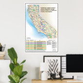 California Indian Culture Areas - Map Poster (Thuiskantoor)
