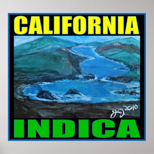 CALIFORNIA INDICA POSTER (Voorkant)