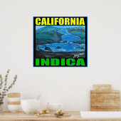 CALIFORNIA INDICA POSTER (Keuken)