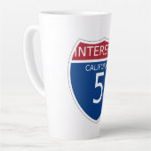 California Interstate Freeway Sign Latte Mok (Linkerhoek)