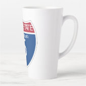 California Interstate Freeway Sign Latte Mok (Rechts)