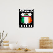 California Irish American Poster (Keuken)