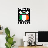 California Irish American Poster (Thuiskantoor)