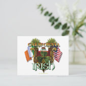 California Irish Pride Briefkaart (Staand voorkant)
